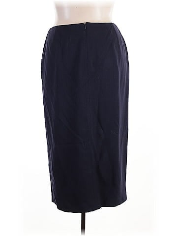 Linda Allard Ellen Tracy Wool Skirt (view 2)