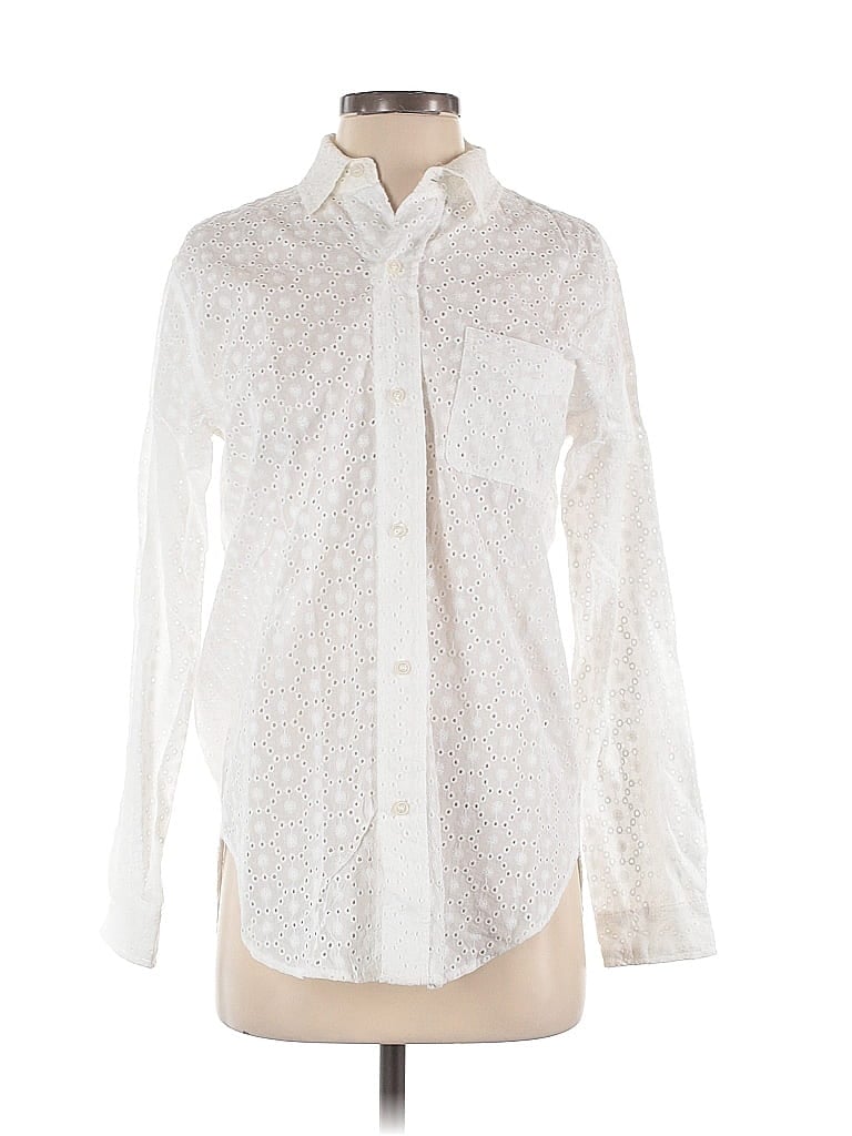 Click to view more detailed imagery on our partner's website Pre-owned Reiko Long Sleeve Button Down Shirt In White