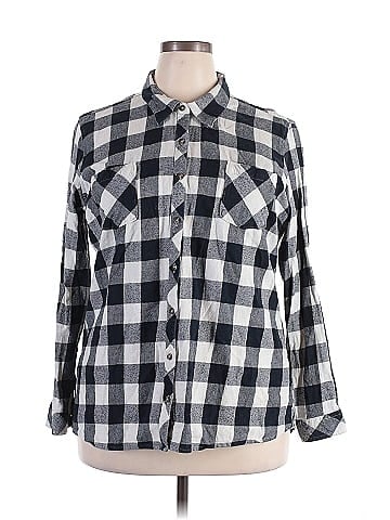 Natural Reflections Long Sleeve Button-Down Shirt (view 1)