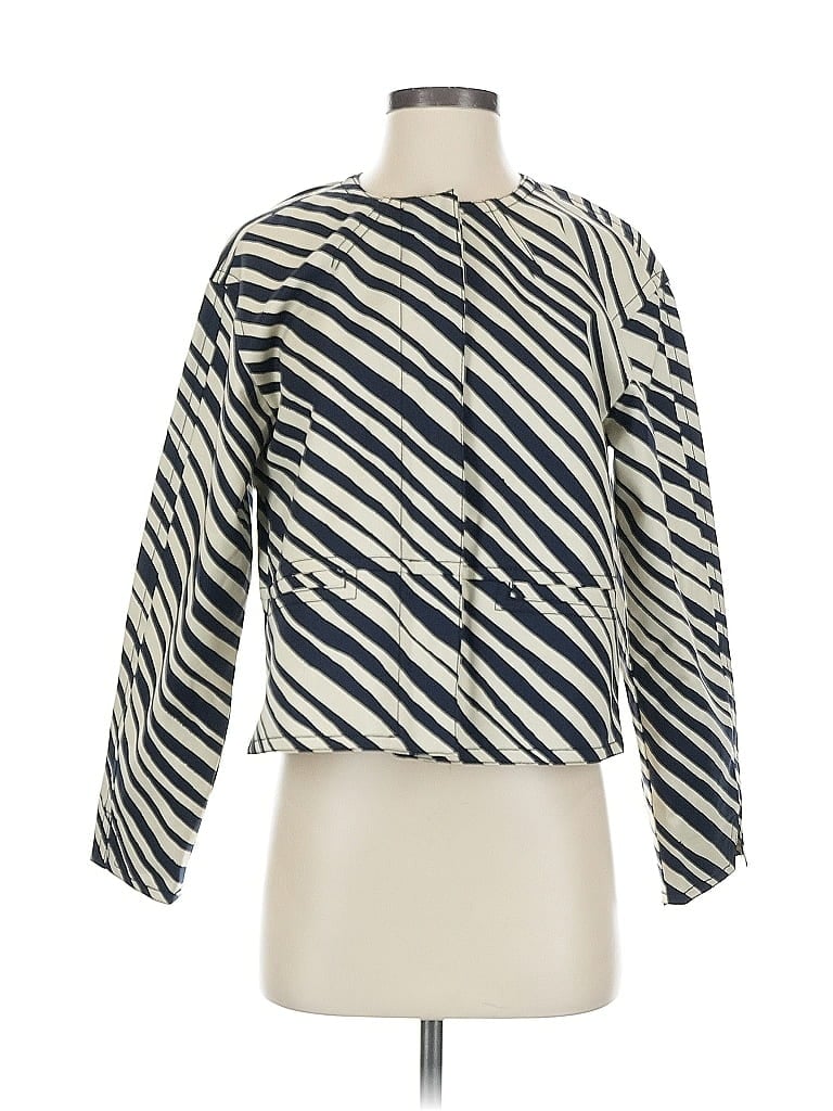 Pre-owned Ann Taylor Jacket In White