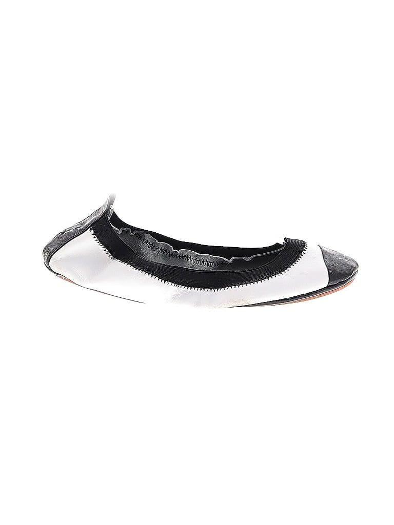 Yosi Samra 100% Leather White Flats Size 4 - photo 1