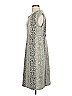 Calvin Klein Graphic Gray Ivory Casual Dress Size P (petite) - photo 5