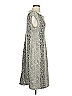 Calvin Klein Graphic Gray Ivory Casual Dress Size P (petite) - photo 4