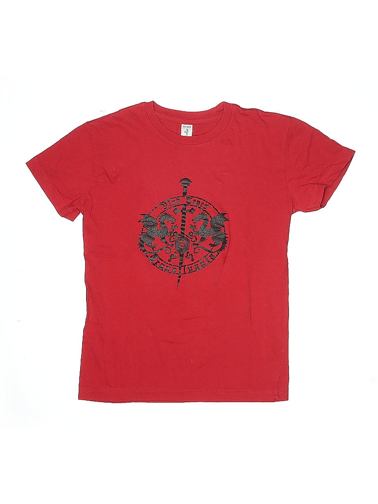 Pre-owned Piccolina Kids' Short Sleeve T-shirt In Red