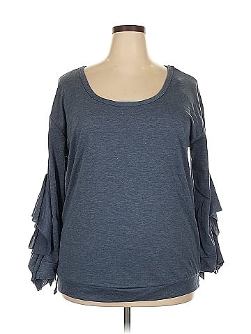 Ashley Stewart 3/4 Sleeve T-Shirt (view 1)