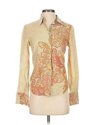 Robert Graham Long Sleeve Silk Top (view 1)