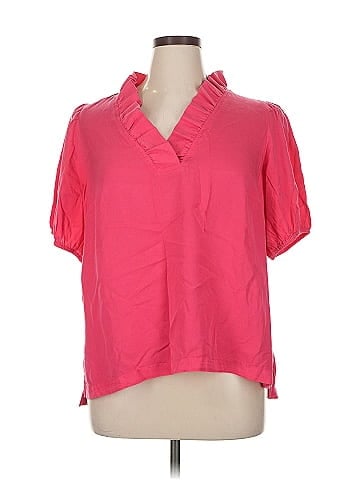 Crown & Ivy Short Sleeve Blouse (view 1)