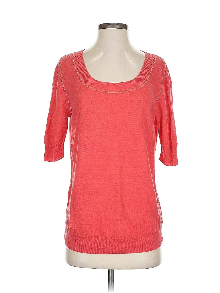 Pre-owned Lafayette 148 Pullover Sweater In Red