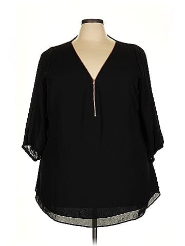 City Chic 3/4 Sleeve Blouse (view 1)