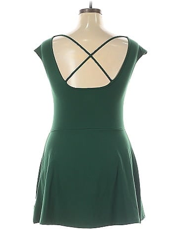 Wild Fable Solid Green Cocktail Dress Size XL