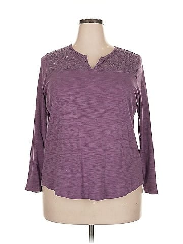 Chaps 3/4 Sleeve Top (view 1)