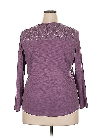 Chaps 3/4 Sleeve Top (view 2)