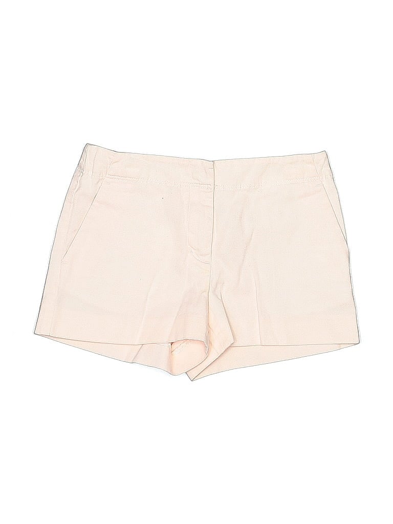 Pre-owned Crewcuts Kids' Khaki Shorts In White