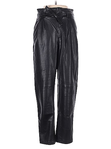 MNG Faux Leather Pants (view 1)