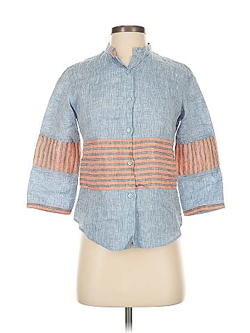 Assorted Brands 3/4 Sleeve Button-Down Shirt (view 1)