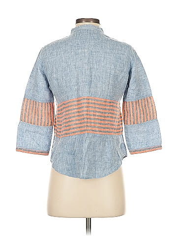 Assorted Brands 3/4 Sleeve Button-Down Shirt (view 2)