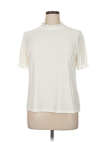 Allegra K Short Sleeve Blouse (view 1)