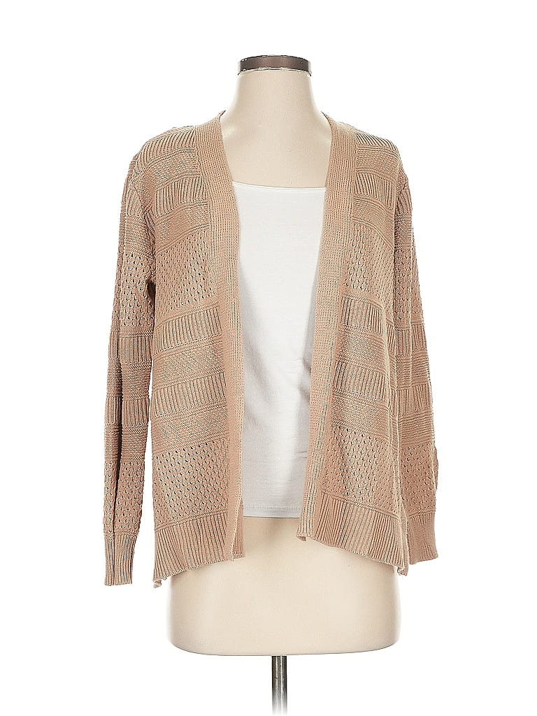 Pre-owned Kathy Ireland Cardigan Sweater In Brown