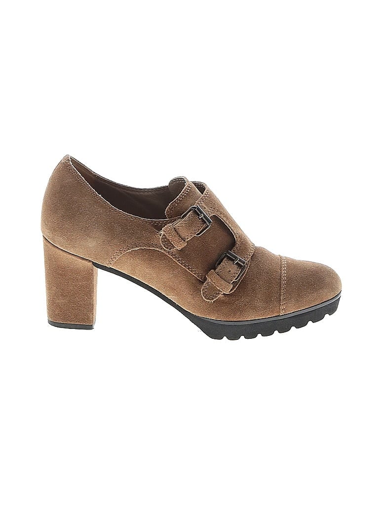 Anyi Lu Brown Tan Heels Size EU 37 - photo 1