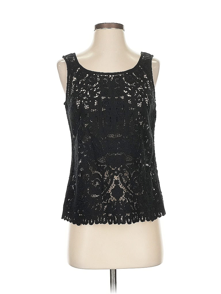 Pre-owned Worth Sleeveless Blouse In Black
