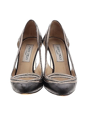 Jimmy Choo Vintage Leather Heels (view 2)