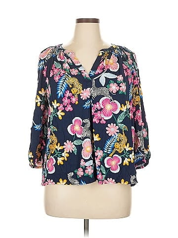 Crown & Ivy 3/4 Sleeve Blouse (view 1)
