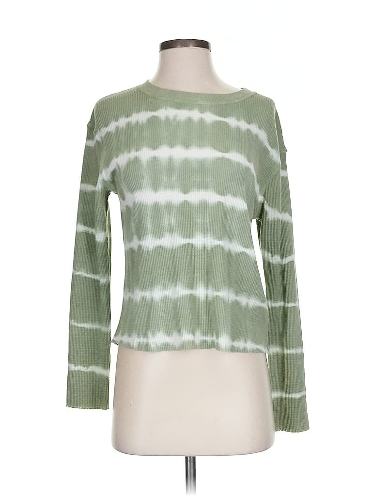Pre-owned T.la Cardigan Sweater In Green