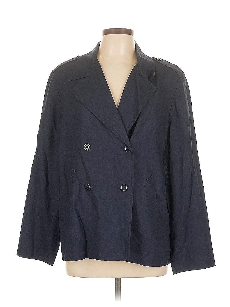 Pre-owned Lizsport Blazer Jacket In Blue