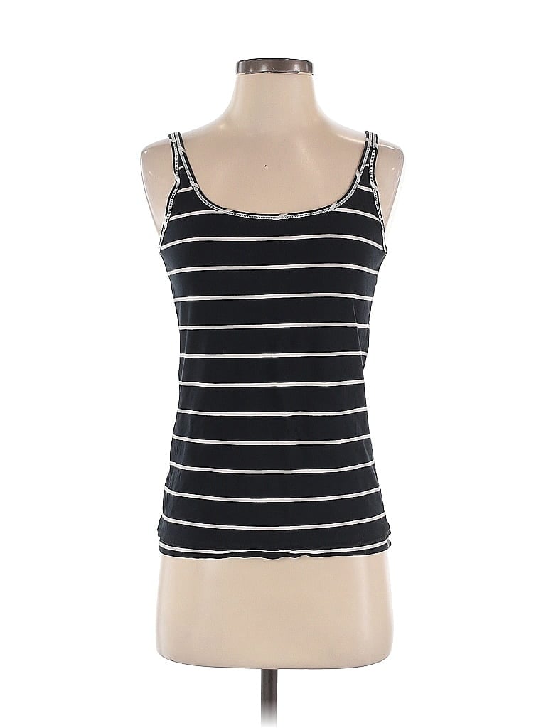 Pre-owned Eddie Bauer Tank Top Black Strapless Neckline Tops