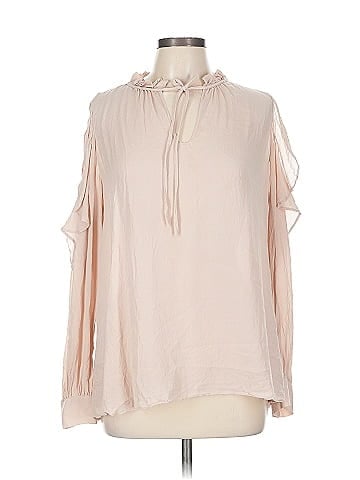 Parker 3/4 Sleeve Silk Top (view 1)