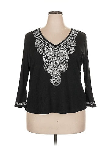 Nic + Zoe 3/4 Sleeve Top (view 1)