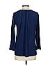 MICHAEL Michael Kors Blue Long Sleeve Blouse Size S - photo 2