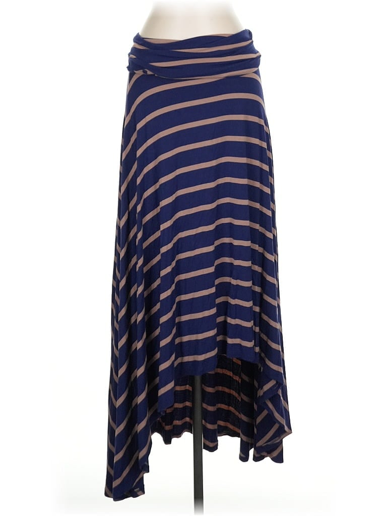 Soma Stripes Blue Casual Skirt Size S - photo 1