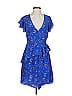 Tanya Taylor 100% Silk Paisley Blue Cocktail Dress Size 2 - photo 1