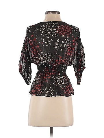 Fei 3/4 Sleeve Silk Top (view 2)