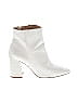 Express 100% Polyurethane White Boots Size 6 - photo 1