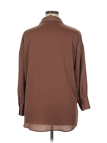 Primark 3/4 Sleeve Button-Down Shirt (view 2)