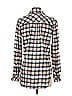 Athleta Plaid Ivory Long Sleeve Button-Down Shirt Size XS - photo 2