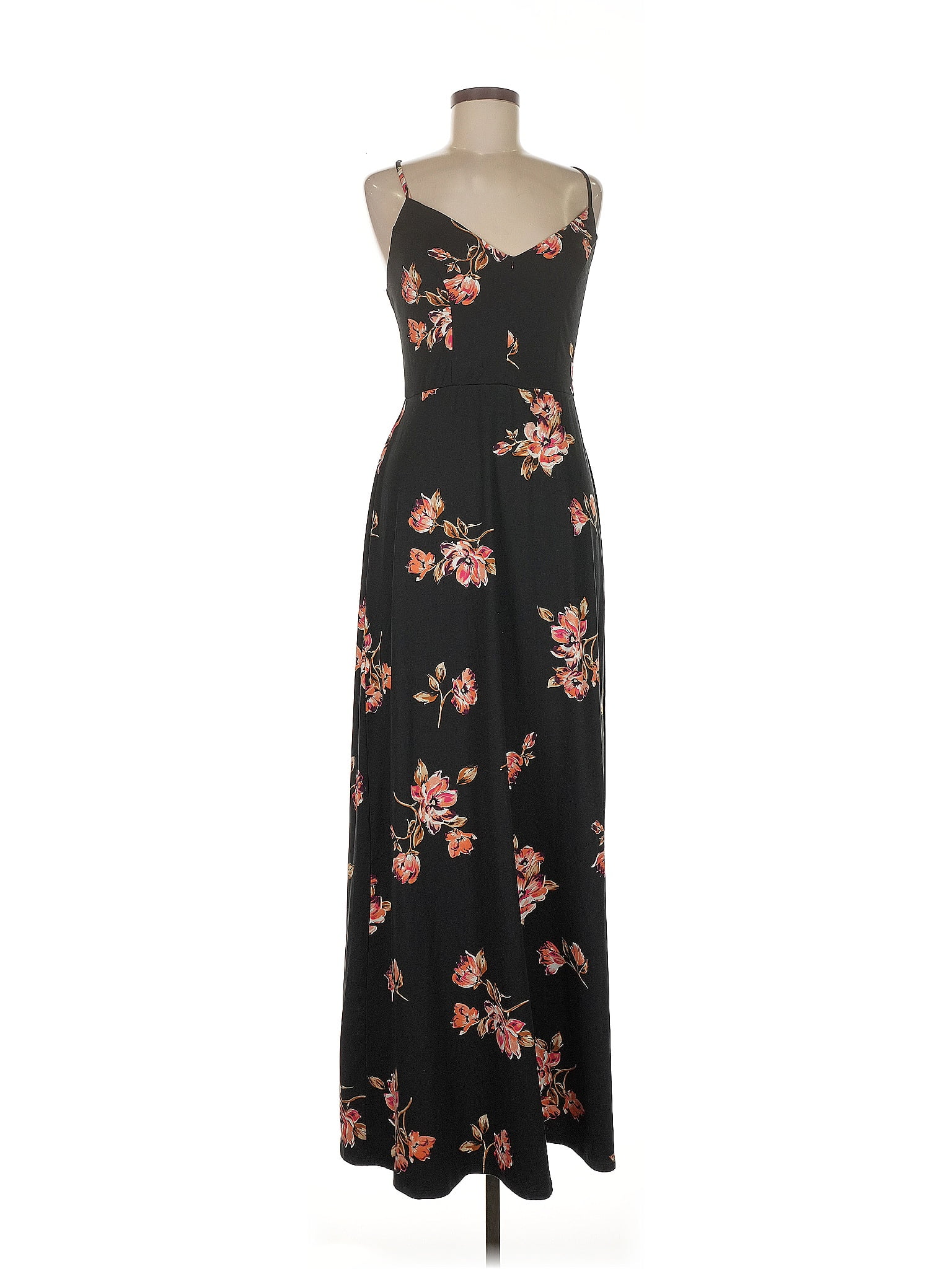 Nine Britton Floral Black Casual Dress Size M