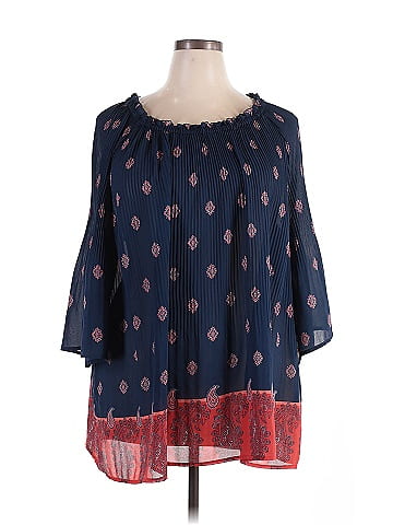 Catherines 3/4 Sleeve Blouse (view 1)