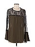 Analili 100% Polyester Green Long Sleeve Blouse Size M - photo 1