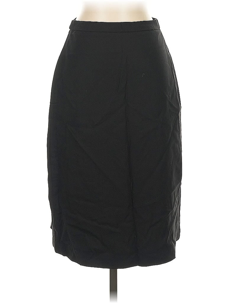 Pre-owned J.crew Factory Store Wool Skirt In Black