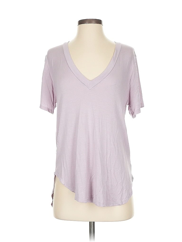 Pre-owned Lulus Short Sleeve T-shirt In Purple