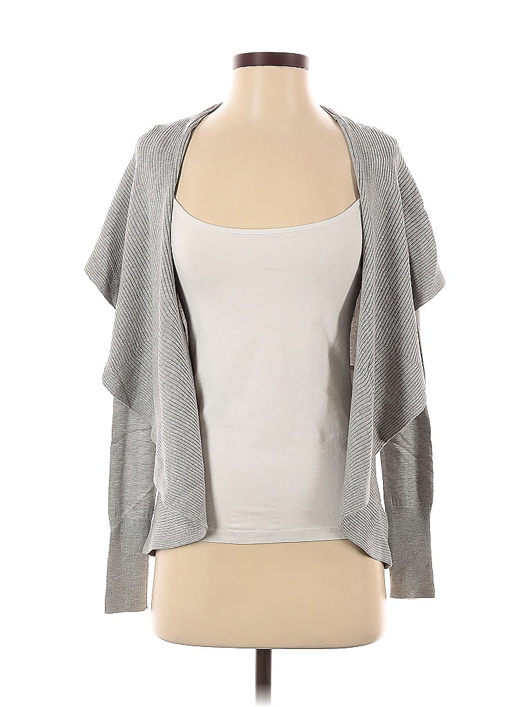Pre-owned Express Cardigan Sweater In Gray