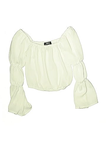 Aqua 3/4 Sleeve Blouse (view 1)