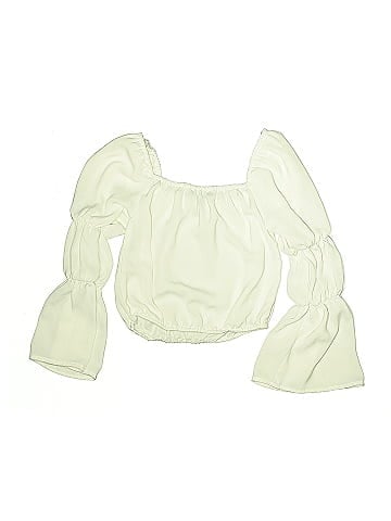 Aqua 3/4 Sleeve Blouse (view 2)
