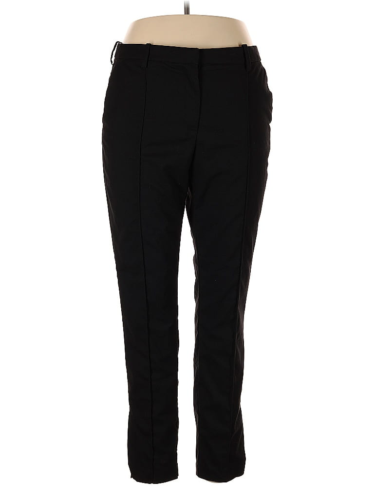 Pre-owned H&m Dress Pants In Black