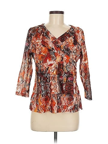 TanJay Vibrant Animal Print Blouse (view 1)