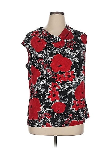 Black Label by Evan Picone Sleeveless Blouse (view 1)