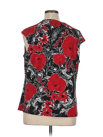 Black Label by Evan Picone Sleeveless Blouse (view 2)